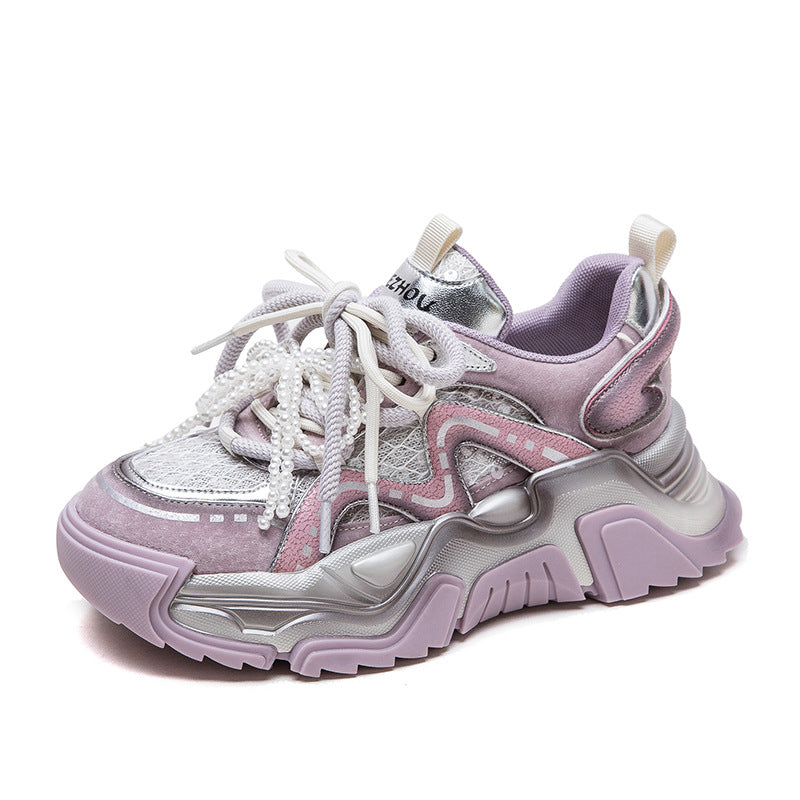 Women Fashion Breathable Chunky Platform Sneakers-RAIIFY