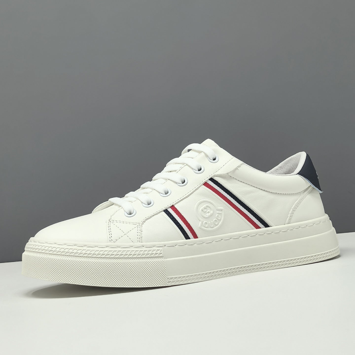 Men's Fashion Leather Flat Casual Shoes-RAIIFY