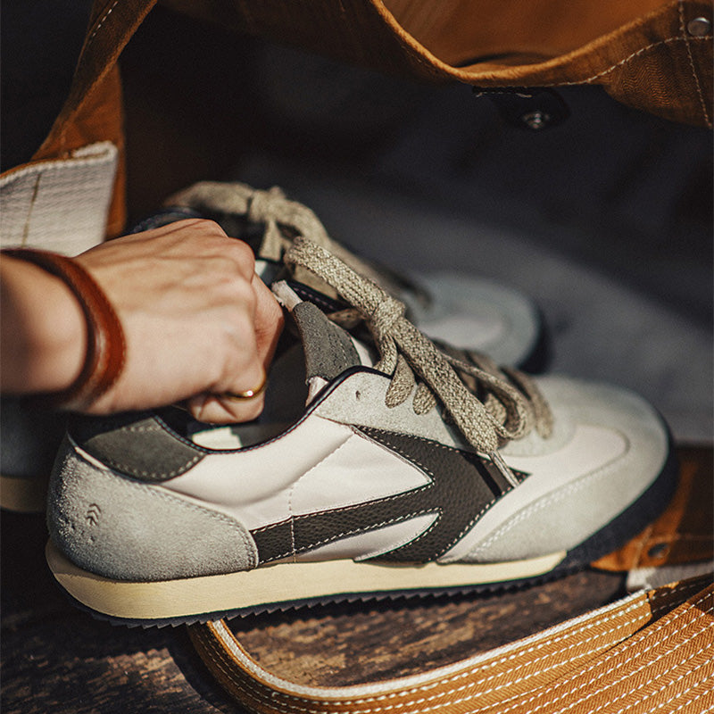 Men's Fashion Patchwork Breathable Low Top Training Sneakers-RAIIFY