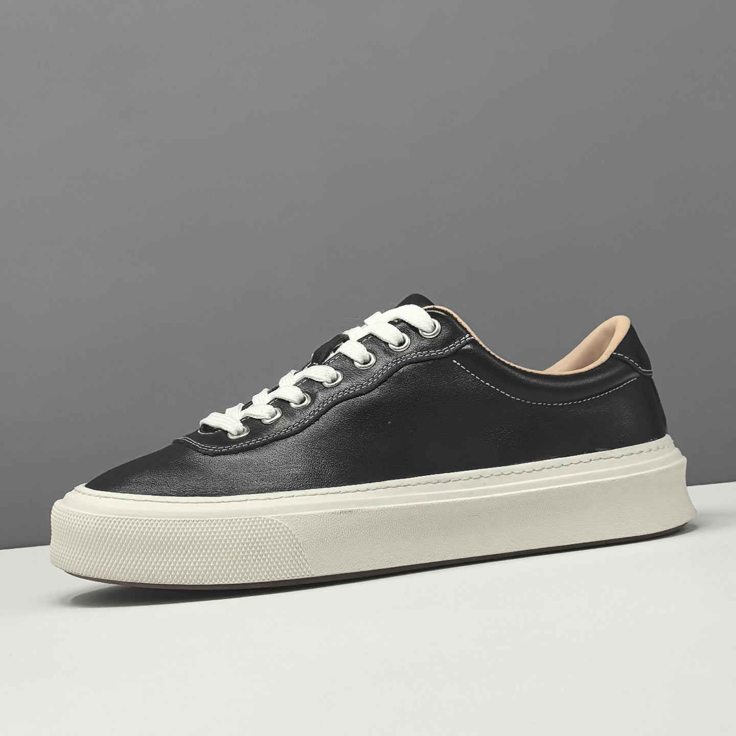 Men's Fashion Leather Casual Flat Shoes-RAIIFY