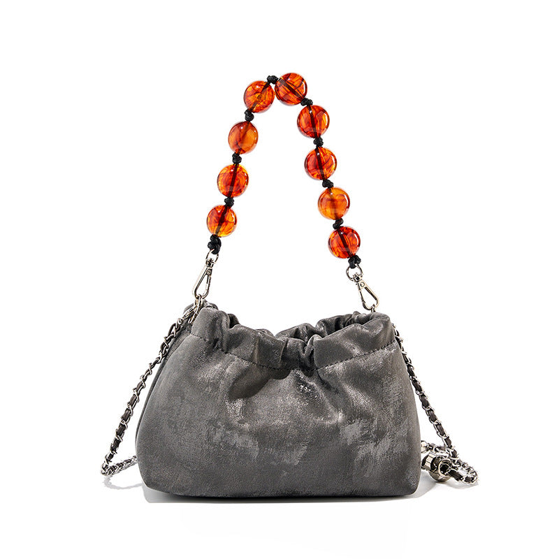 Women Retro Soft Leather Chain Strap Casual Bag-RAIIFY