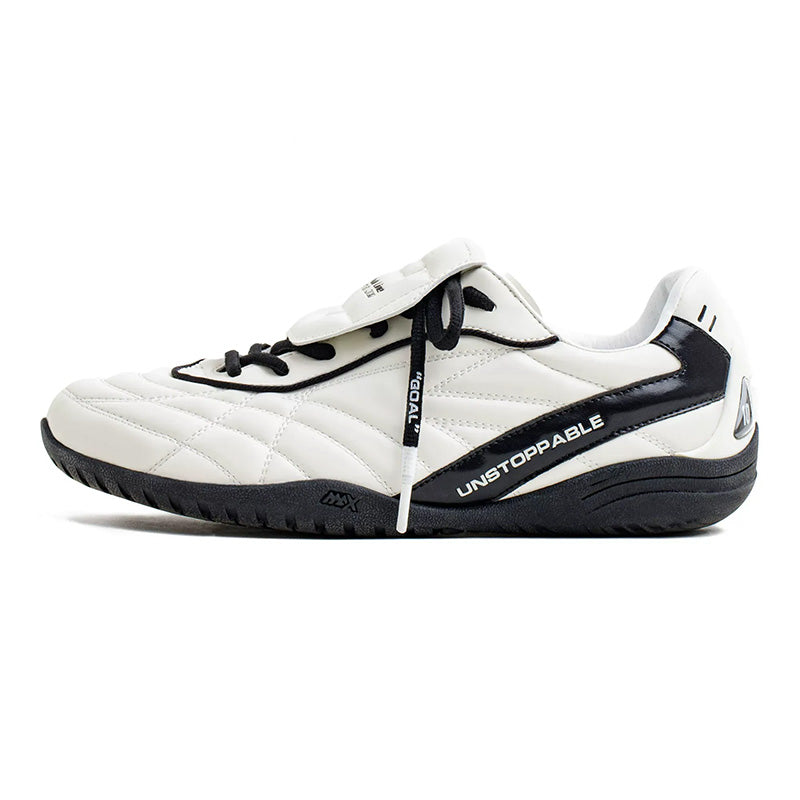 Men's Quilted Leather Blue Low Top Training Sneakers-RAIIFY