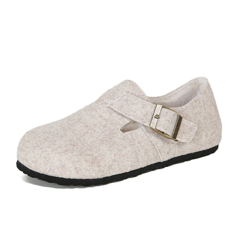 Women Retro Minimalist Flat Soft Casual Shoes-RAIIFY