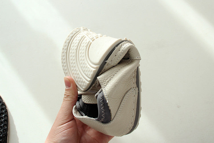 Women Handmade Retro Leather Flat Casual Shoes-RAIIFY