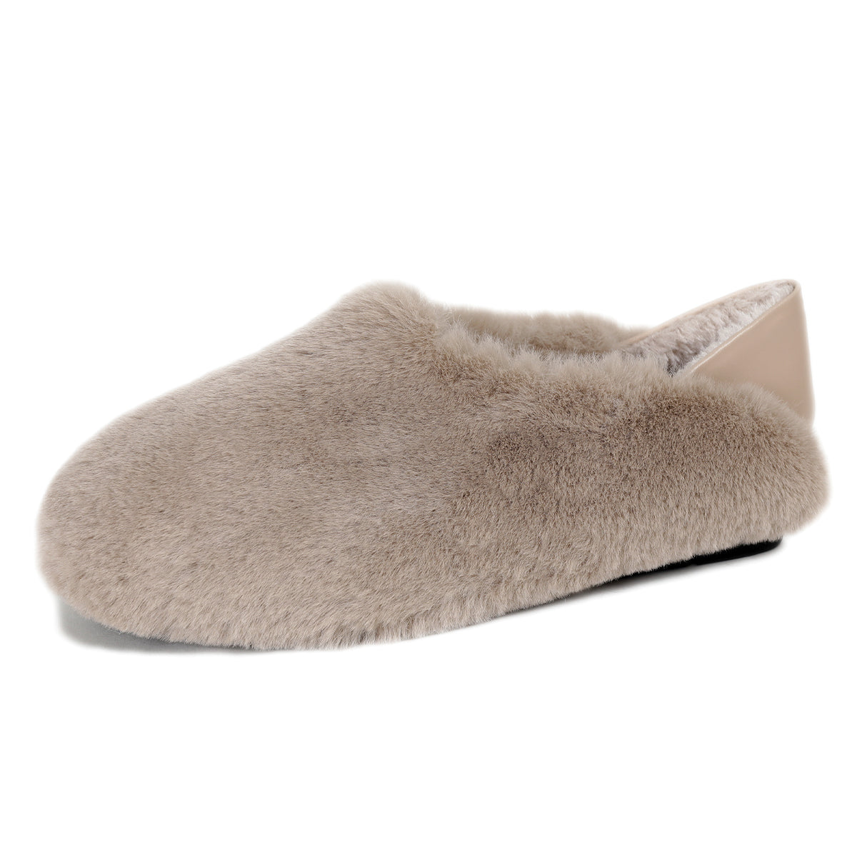 Women Soft Flat Casual Fur Shoes-RAIIFY