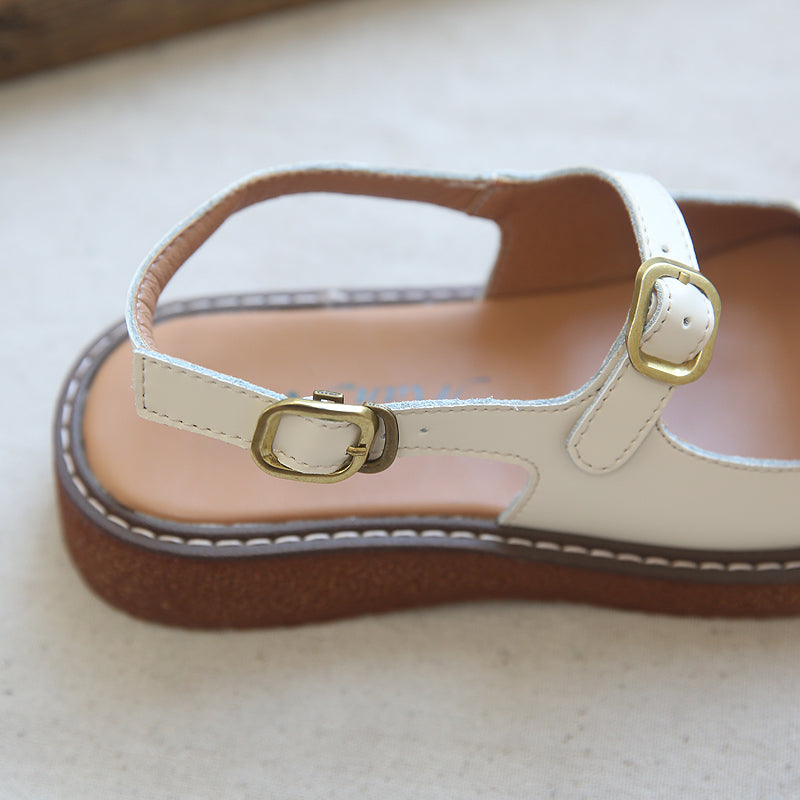 Women Fashion Leather Outdoor Casual Sandals-RAIIFY