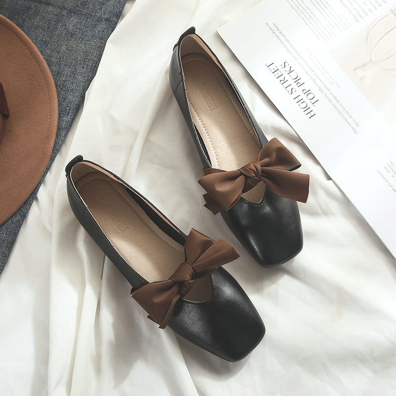 Women Summer Bowknot Casual Soft Flats-RAIIFY