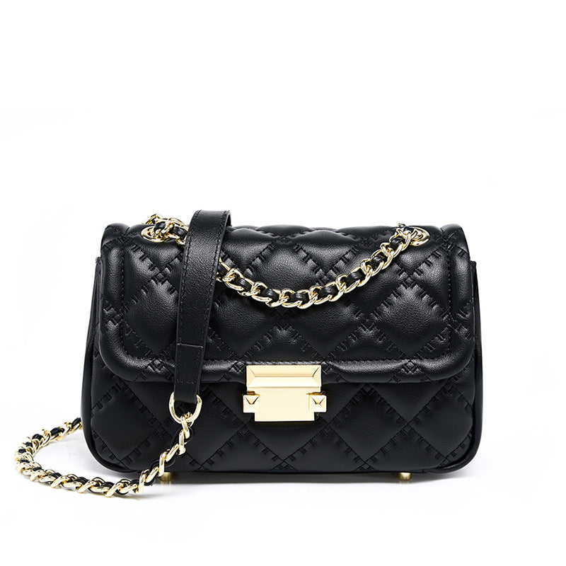 Women Stylish Fashion Leather Chain Strap Shoulder Bag-RAIIFY