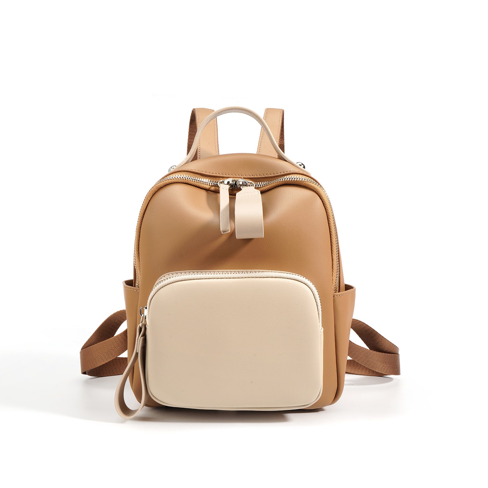 Stylish Minimalist Soft Leather Casual Backpack-RAIIFY