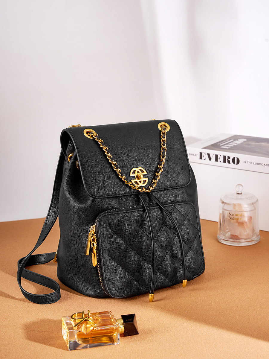 Women Stylish Fashion Casual Leather Backpack-RAIIFY