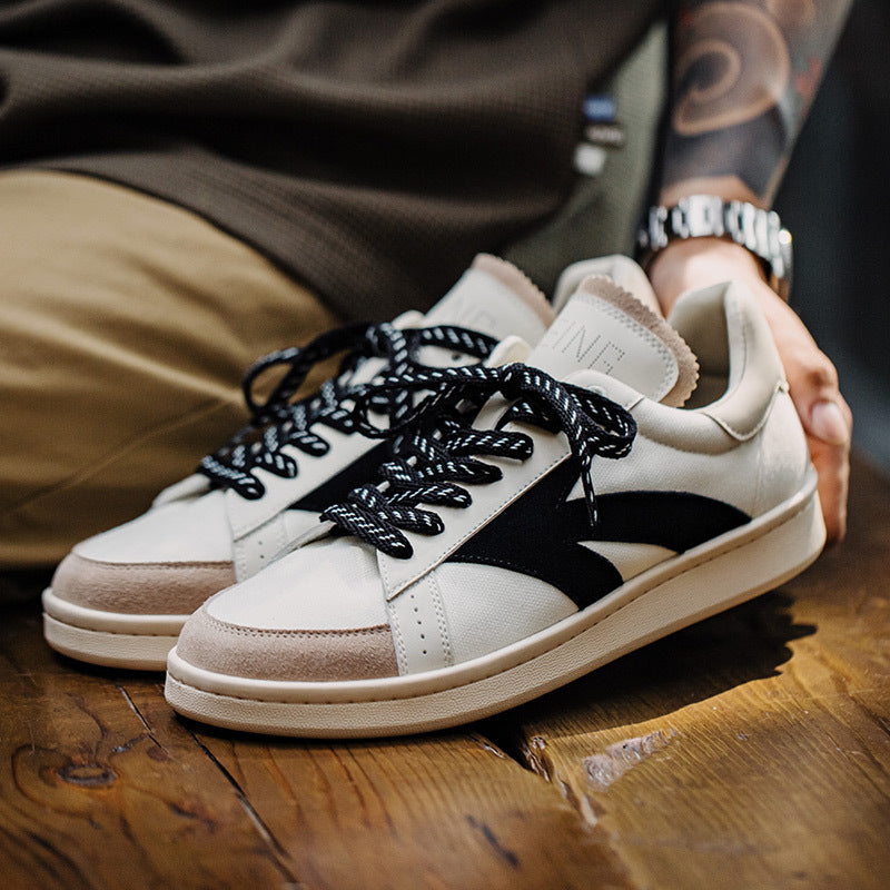Men Fashion Patchwork Flat Comfort Casual Sneakers-RAIIFY