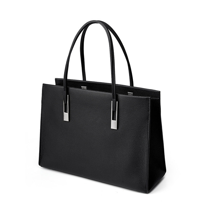 Women Minimalist Fashion Leather Tote Bag-RAIIFY