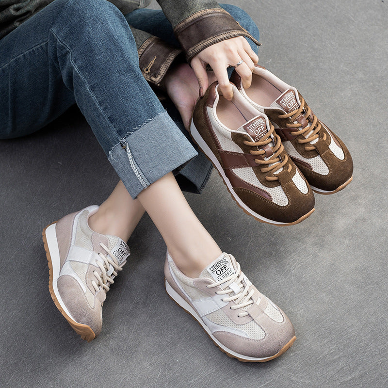 Women Fashion Breathable Leather Casual Shoes-RAIIFY