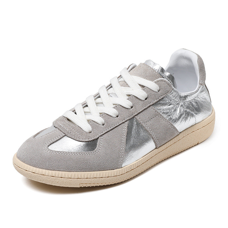 Women Fashion Soft Leather Casual Sneakers-RAIIFY