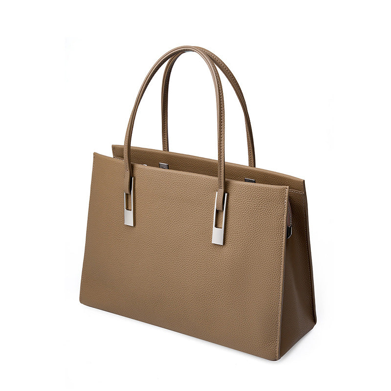 Women Minimalist Fashion Leather Tote Bag-RAIIFY