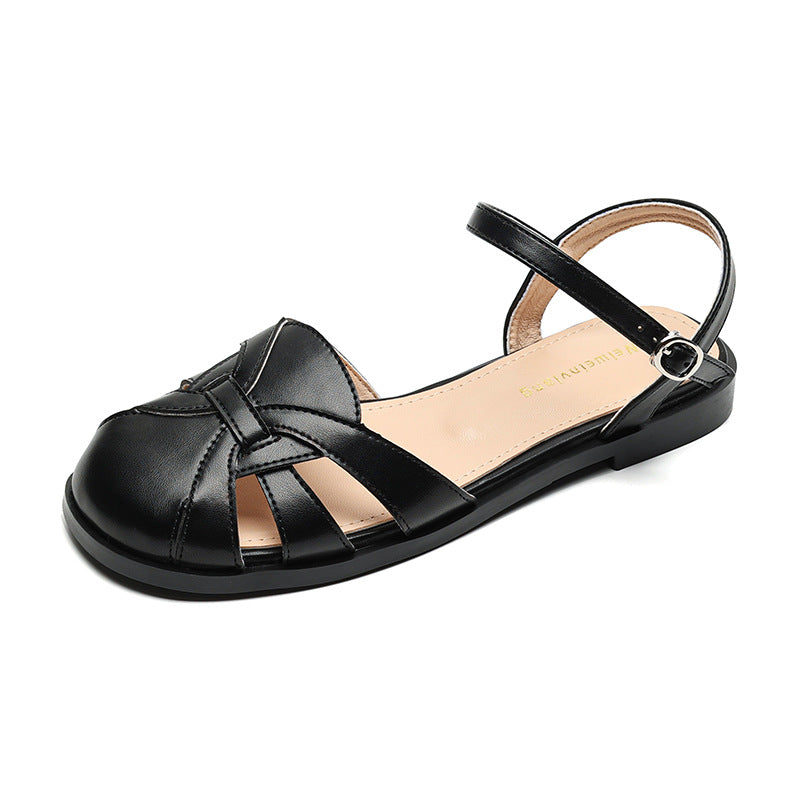 Women Summer Casual Flat Buckle Sandals-RAIIFY