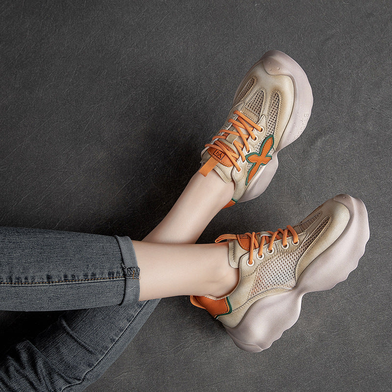 Women Retro Breathable Casual Platform Sneakers-RAIIFY