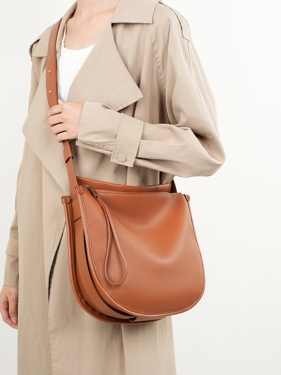Women Minimalist Fashion Soft Leather Tote Bag-RAIIFY