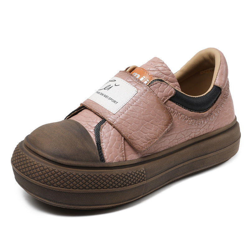 Women Minimalist Comfort Leather Casual Shoes-RAIIFY