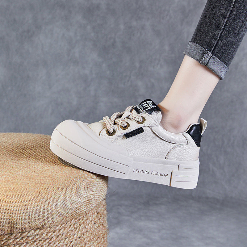 Women Fashion Minimalist Flat Thick Soled Casual Shoes-RAIIFY