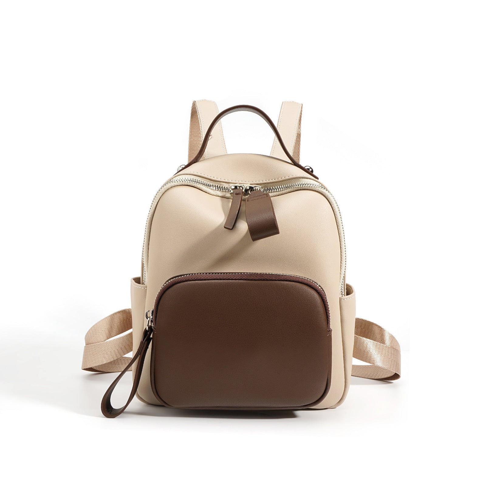 Stylish Minimalist Soft Leather Casual Backpack-RAIIFY