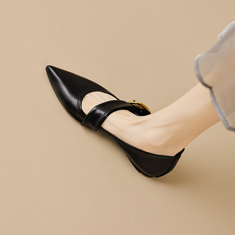 Women Stylish Soft Pointed Toe Flats-RAIIFY