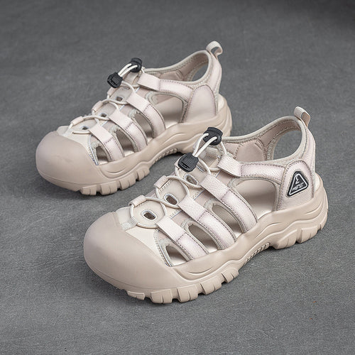 Women Stylish Casual Leather Summer Sandals