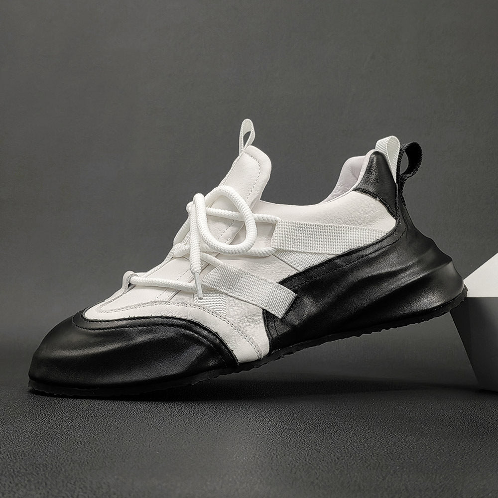 Men Minimalist Fashion Leather Casual Shoes-RAIIFY