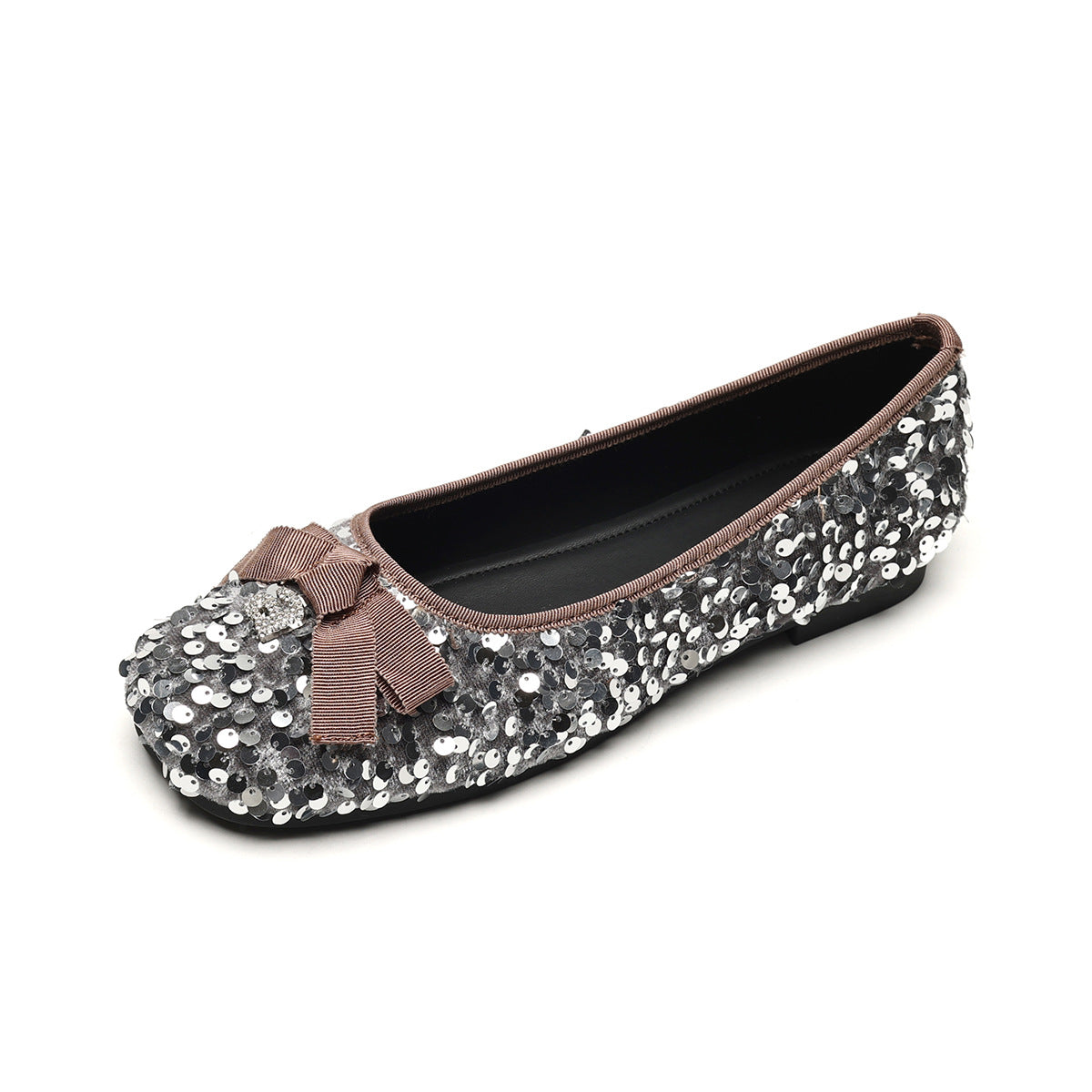 Women Fashion Glitter Soft Casual Flats Shoes-RAIIFY