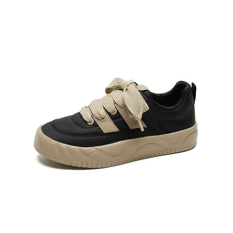 Men Minimalist Solid Comfort Flat Casual Sneakers-RAIIFY