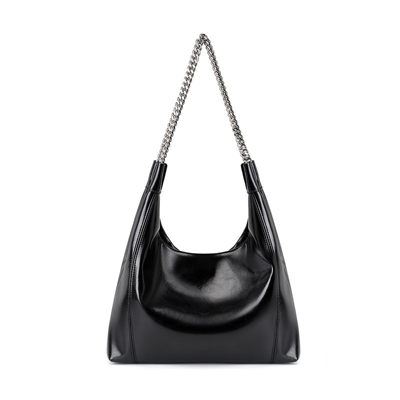 Women Soft Leather Chain Strap Shoulder Bag-RAIIFY