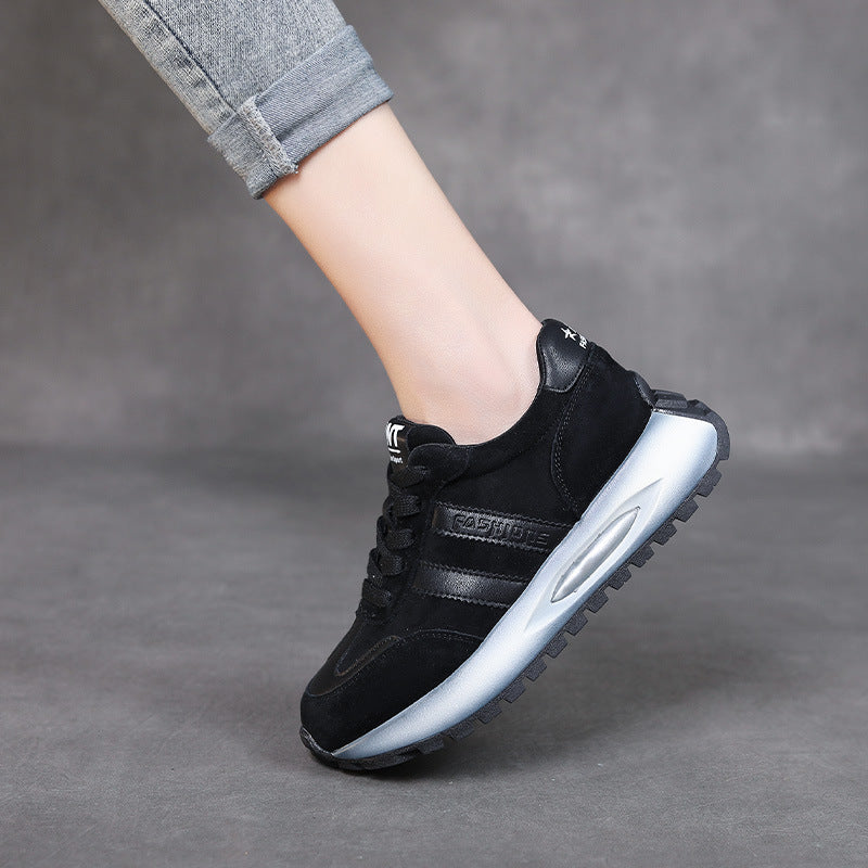 Women Casual Fashion Leather Sneakers-RAIIFY