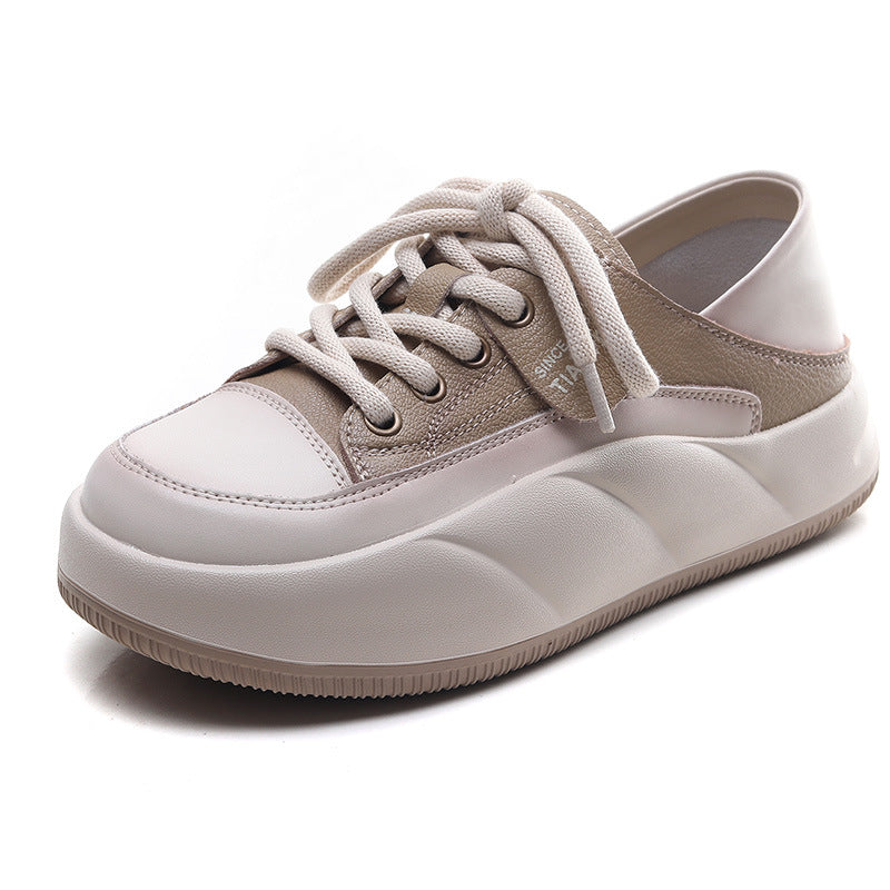 Women Fashion Soft Leather Casual Shoes-RAIIFY