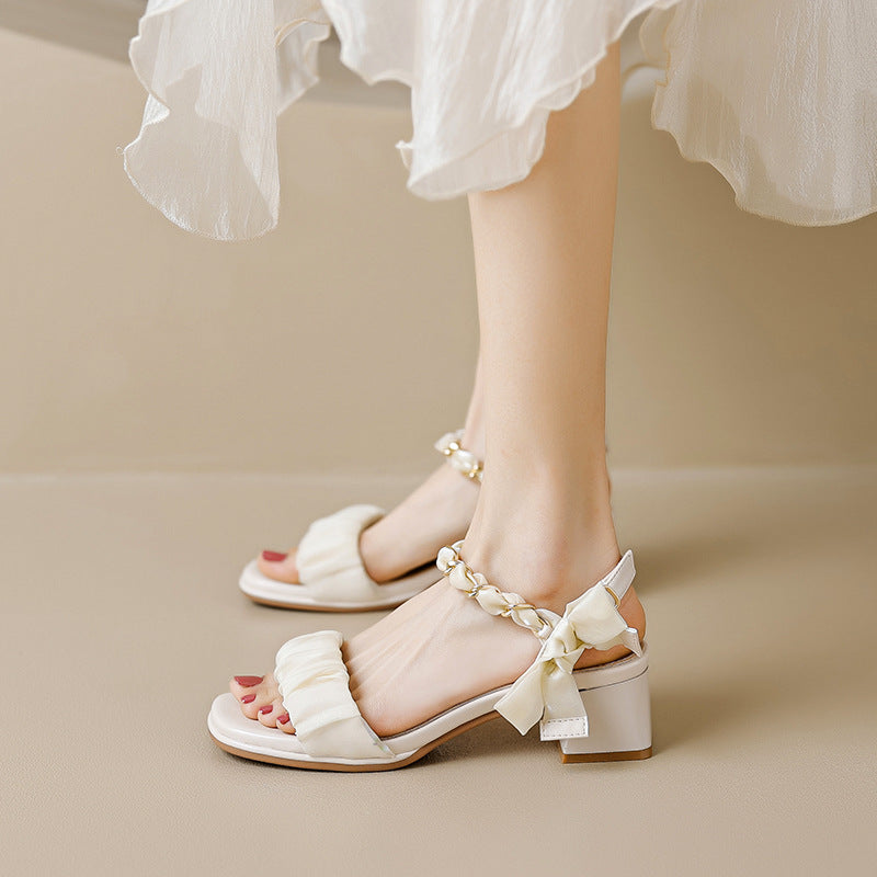 Women Summer Stylish Chunky Heel Casual Sandals-RAIIFY