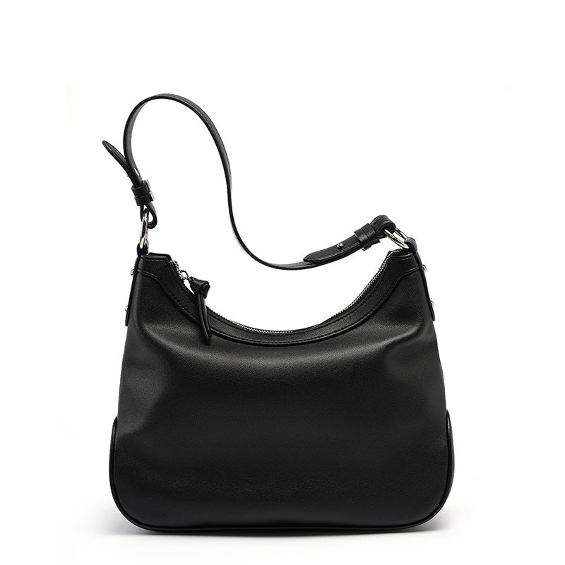 Women Minimalist Soft Leather Shoulder Bag-RAIIFY