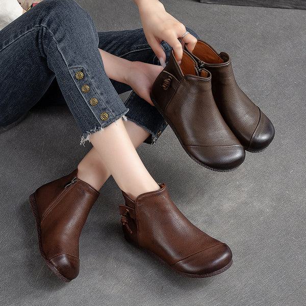 completely flat ankle boots