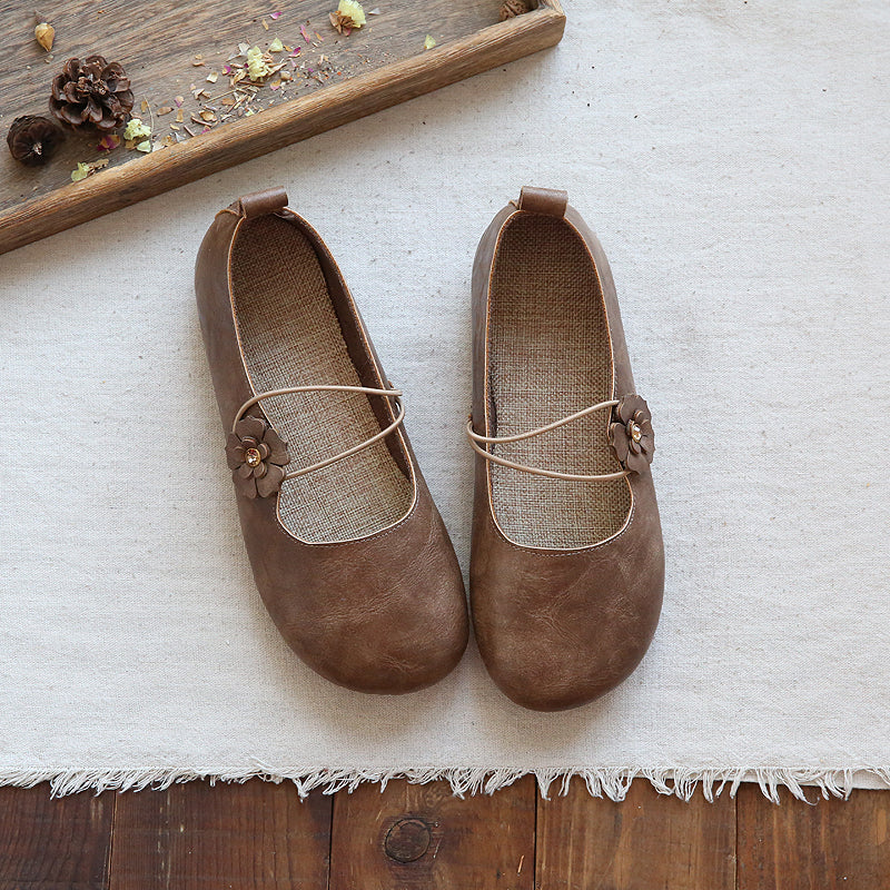 Women Handmade Casual Comfort Flats-RAIIFY