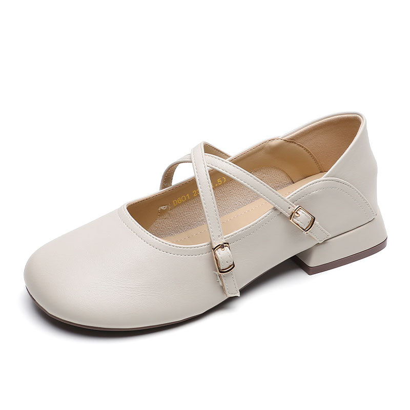 Women Summer Soft Leather Wedge Casual Shoes-RAIIFY
